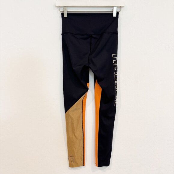 PE Nation High Rise Logo 7/8 Athletic Workout Leggings Gym Pant Activewear Small - Picture 12 of 14
